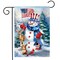 Briarwood Lane Winter Garden Flag 18x12.5 For Outdoor American Snowman Garden Flag Flag For Winter Garden Flag Flags For Outside